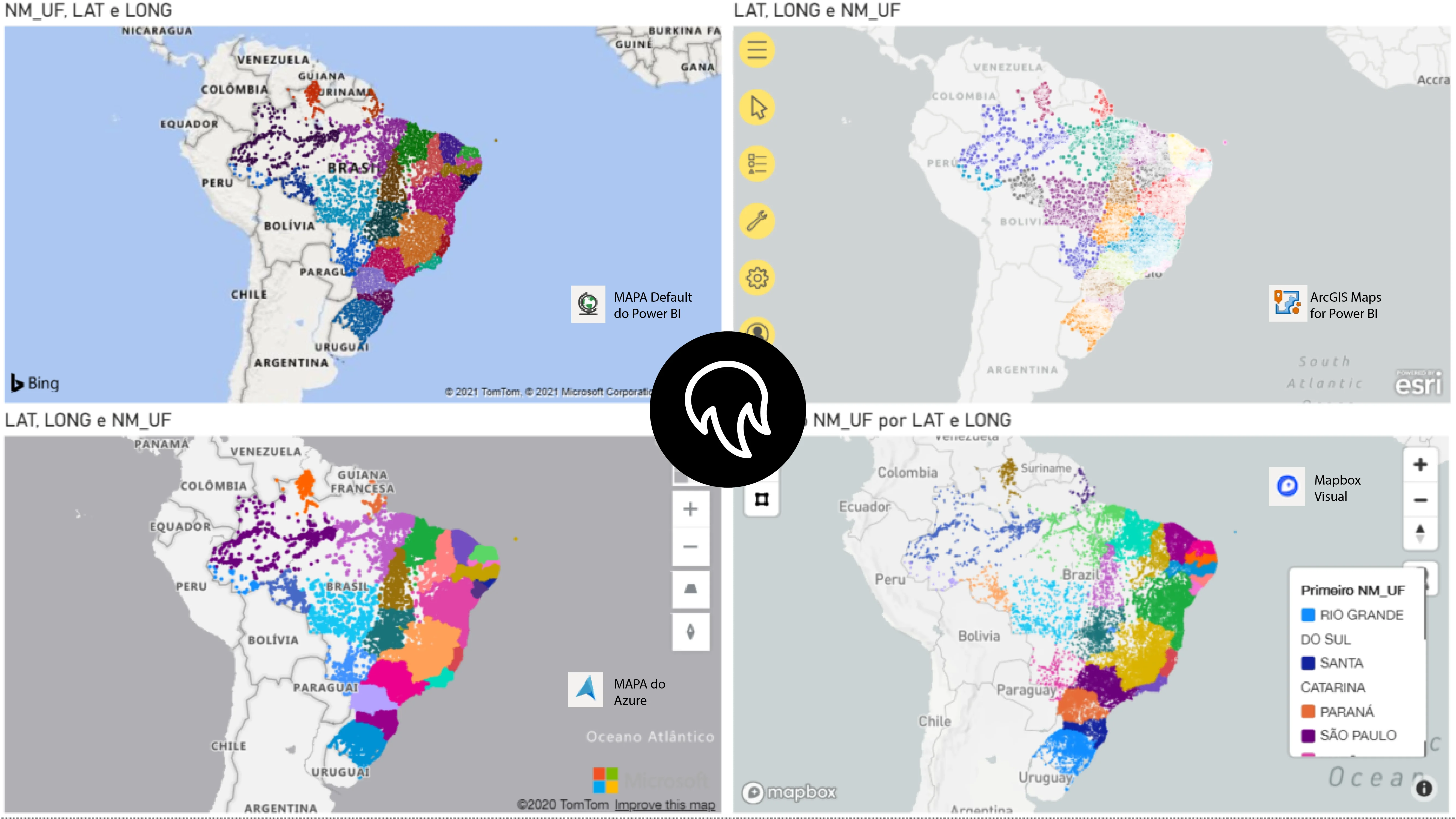 Mapa dos municípios do Brasil