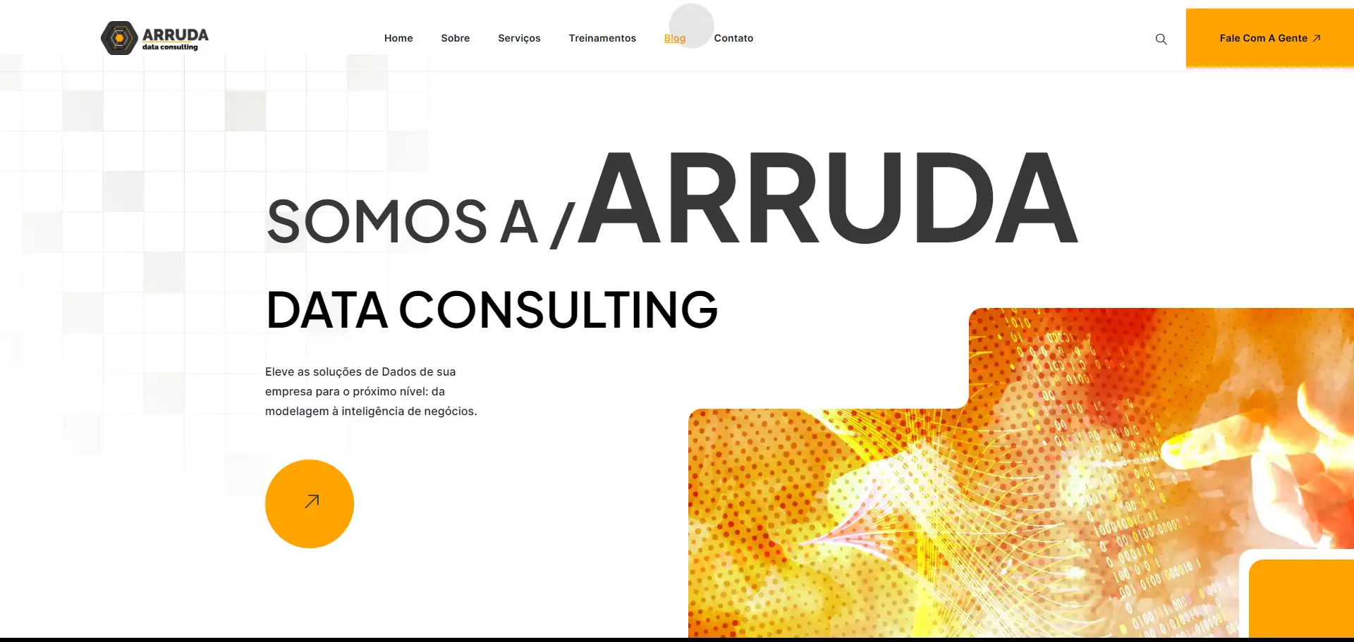 Imagem de apresentação do projeto Arruda Consulting, desenvolvido por Augusto Mello.
