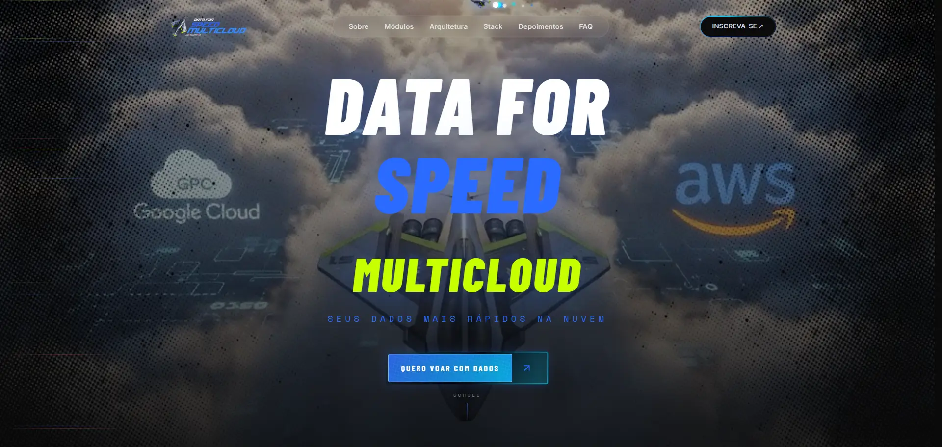Imagem de apresentação do projeto DFS Multicloud, desenvolvido por Augusto Mello.